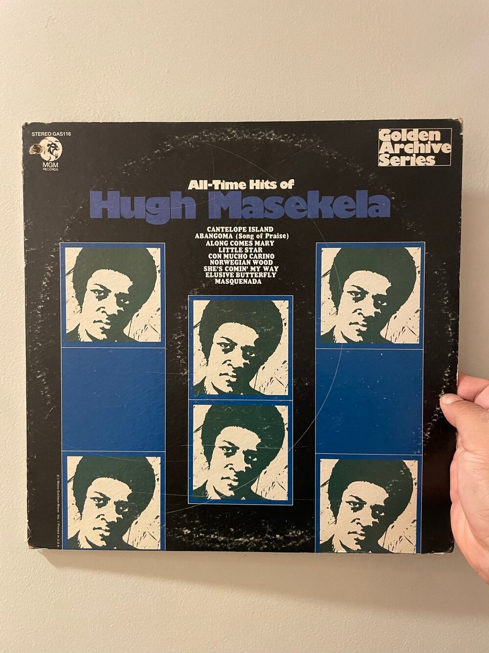 Hugh Masekela - All Time Hits LP vintage vinyl record jazz